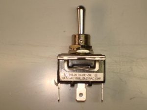 Interrupteur à levier métallique 3 bornes 12V étanche